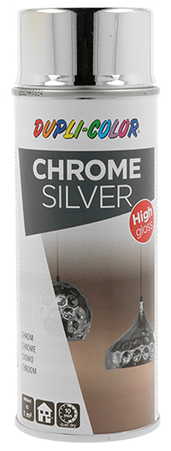 dupli color chrome sølv spray maling