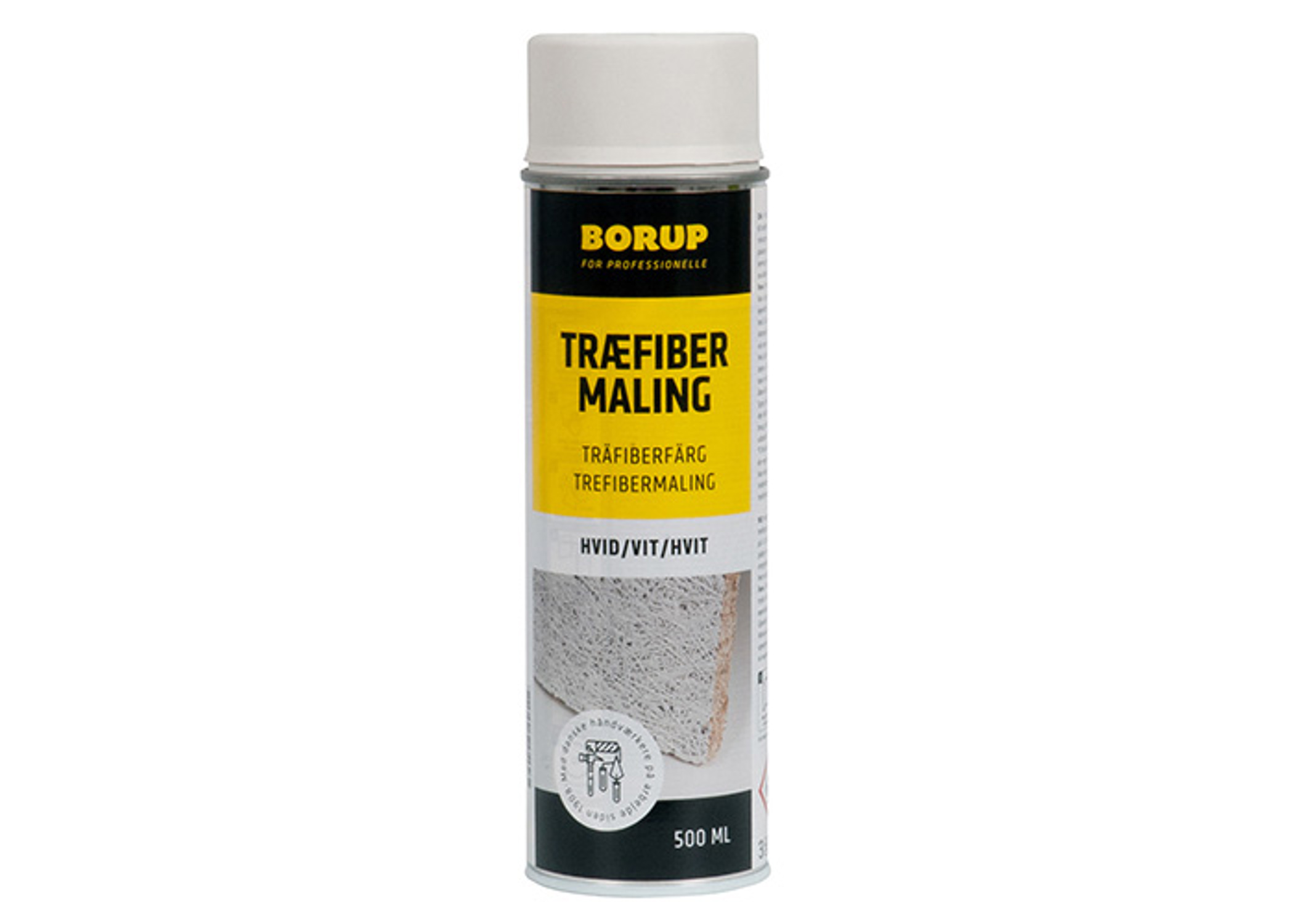 Borup Træfibermaling Hvid