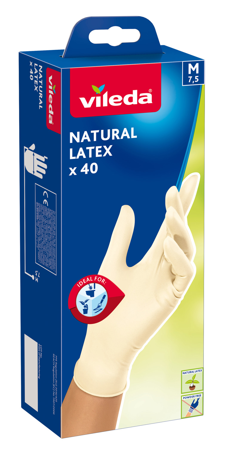 Vileda Natural Latex Engangshandske