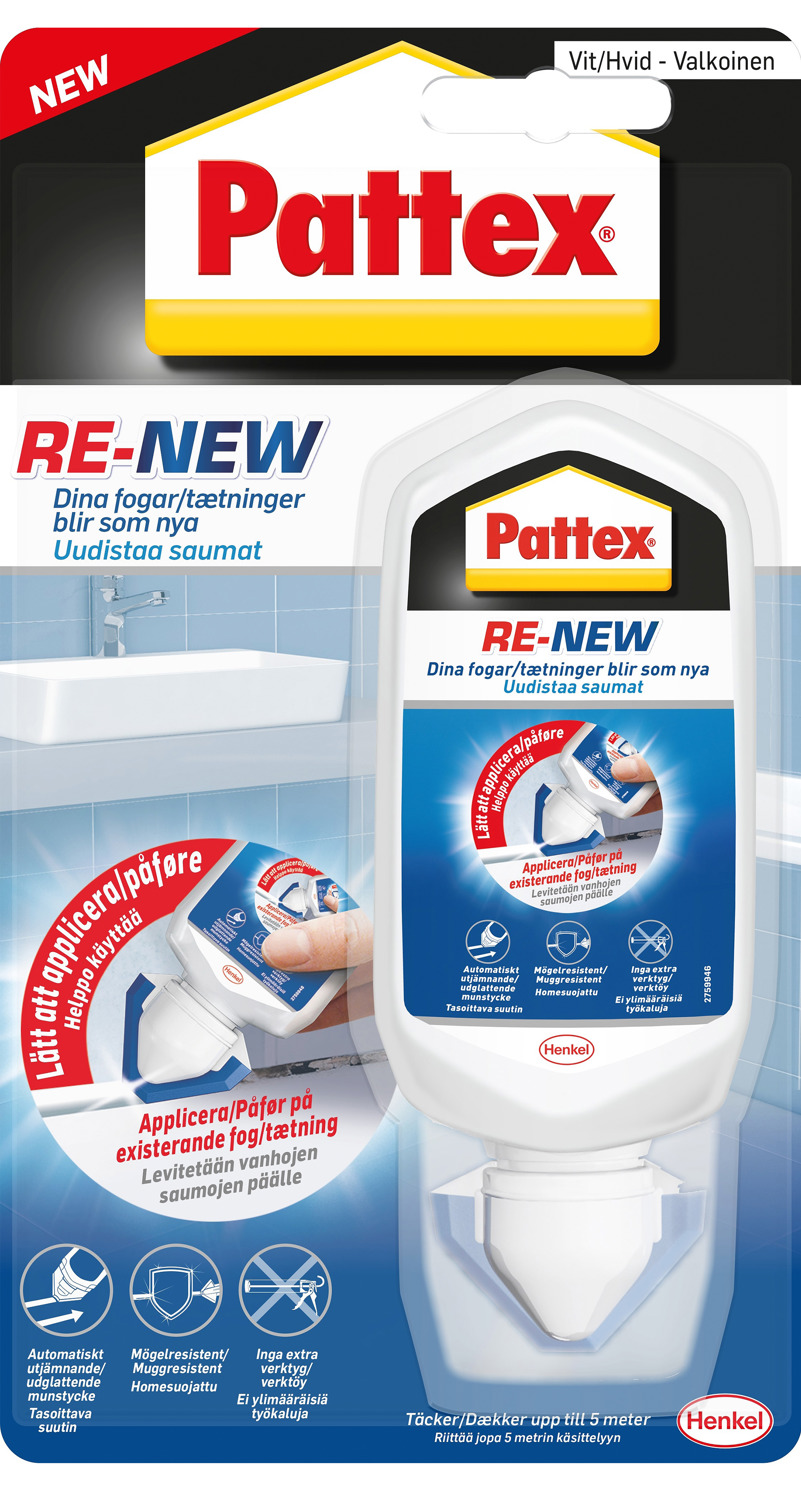 pattex re-new silikoneopfrisker til silikonefuger