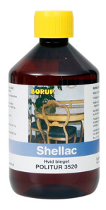 Borup Hvid Bleget Shellac 3520