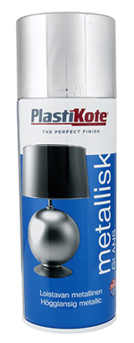 plasti-kote billiant metallic spraymaling sølv