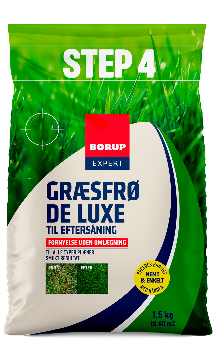 Borup Expert Step 4 Græsfrø De Luxe