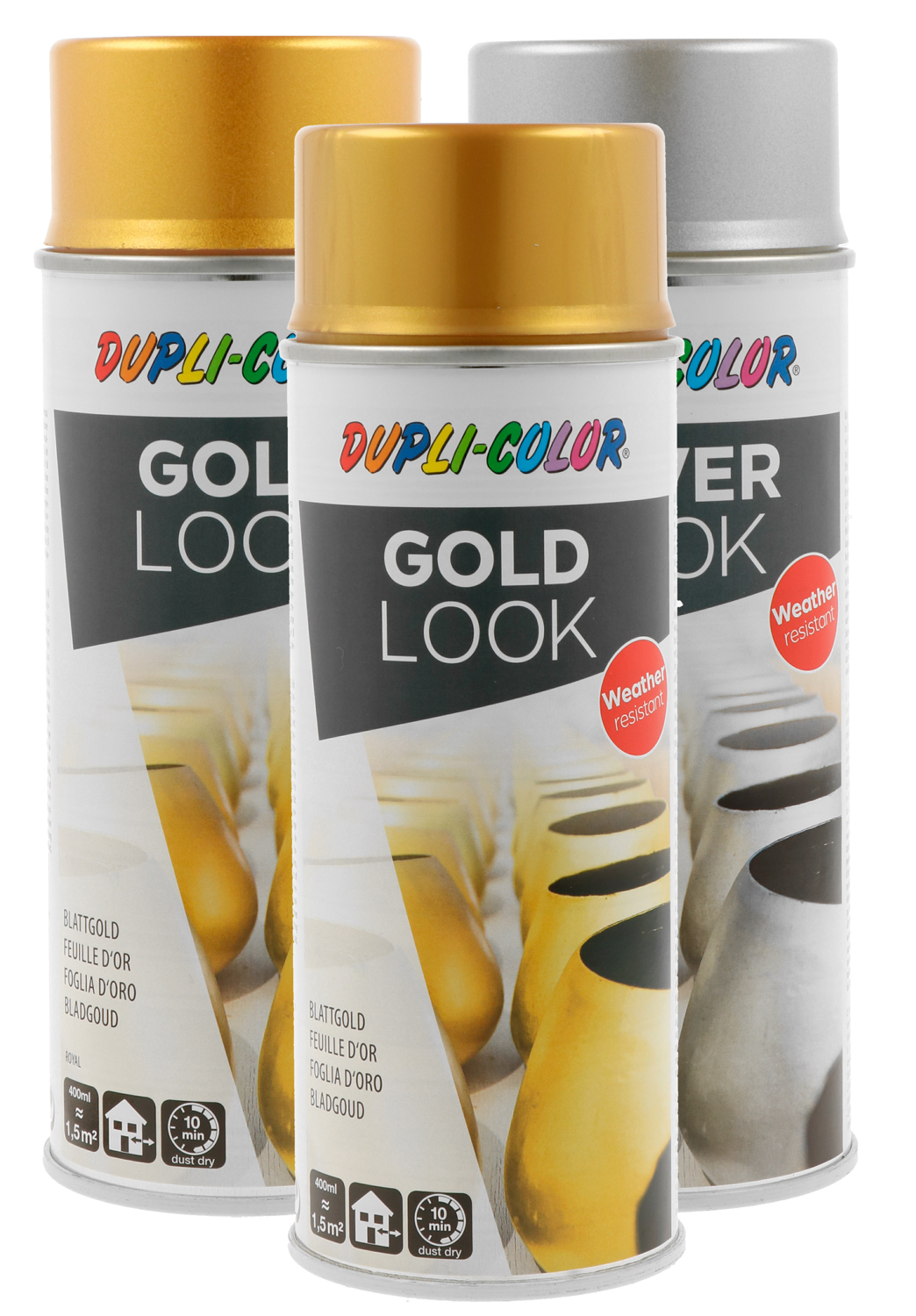 dupli color bladguld bladsølv spray maling
