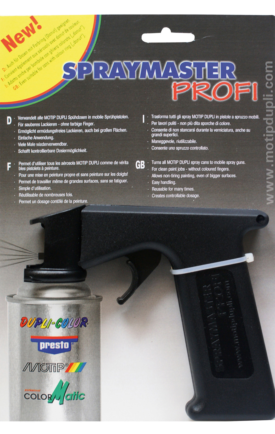 dupli color spraymaster håndtag til spraymaling dåser