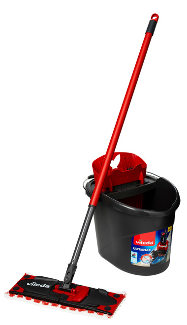 Ultramax fladmoppe og spand med udvrider