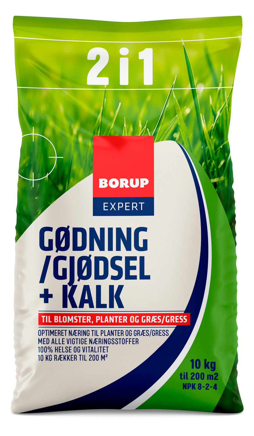 Borup Expert 2I1 Gødning & Kalk 10Kg