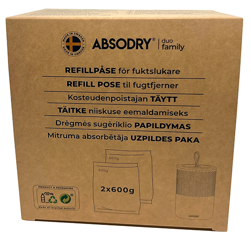 Absodry Duo Family fugtfjerner Refill