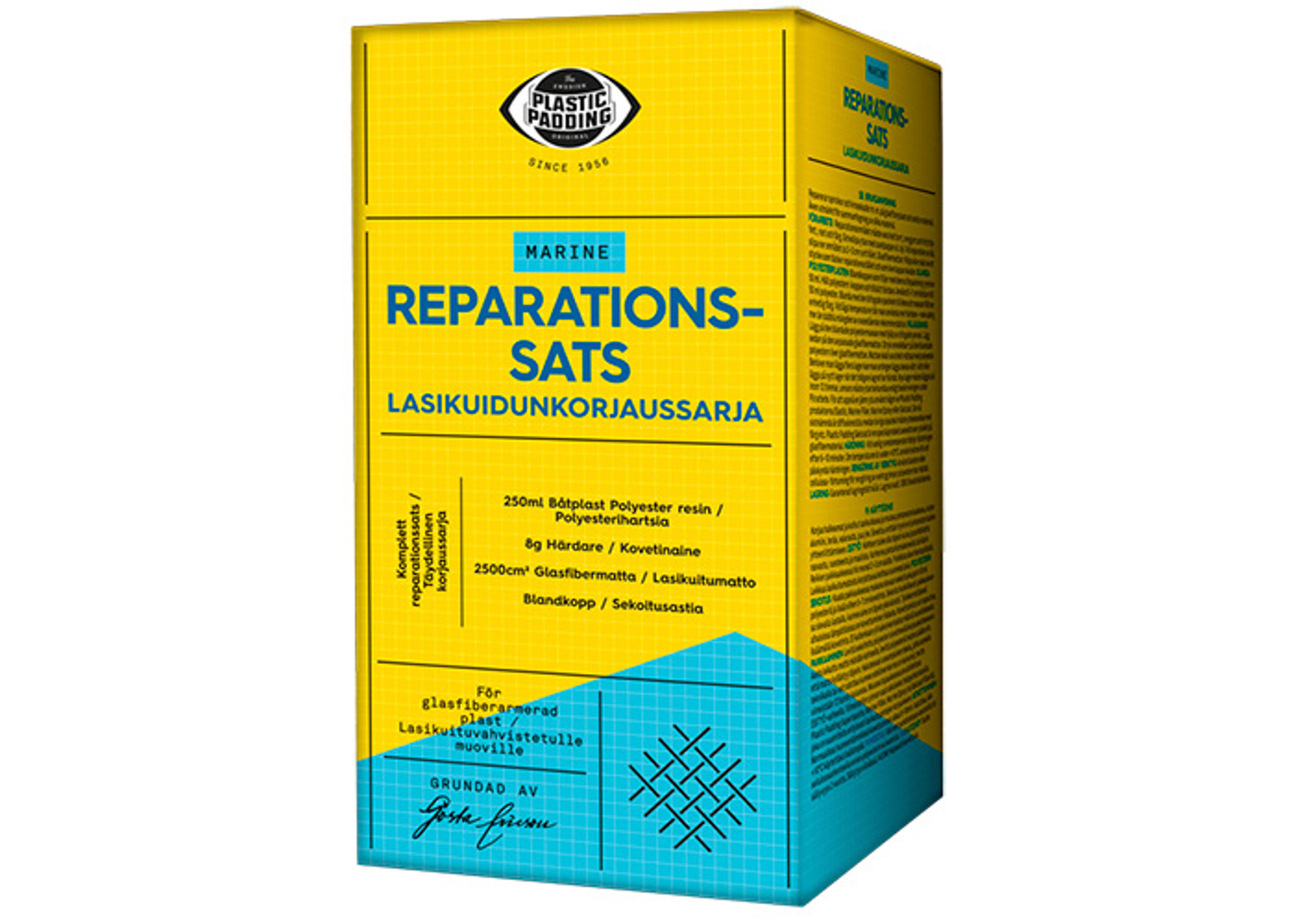 Plastic padding marine reparationssæt