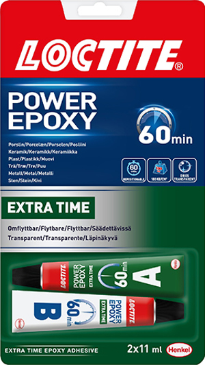 Power Epoxy Extra Time 60 min, 2-komp.