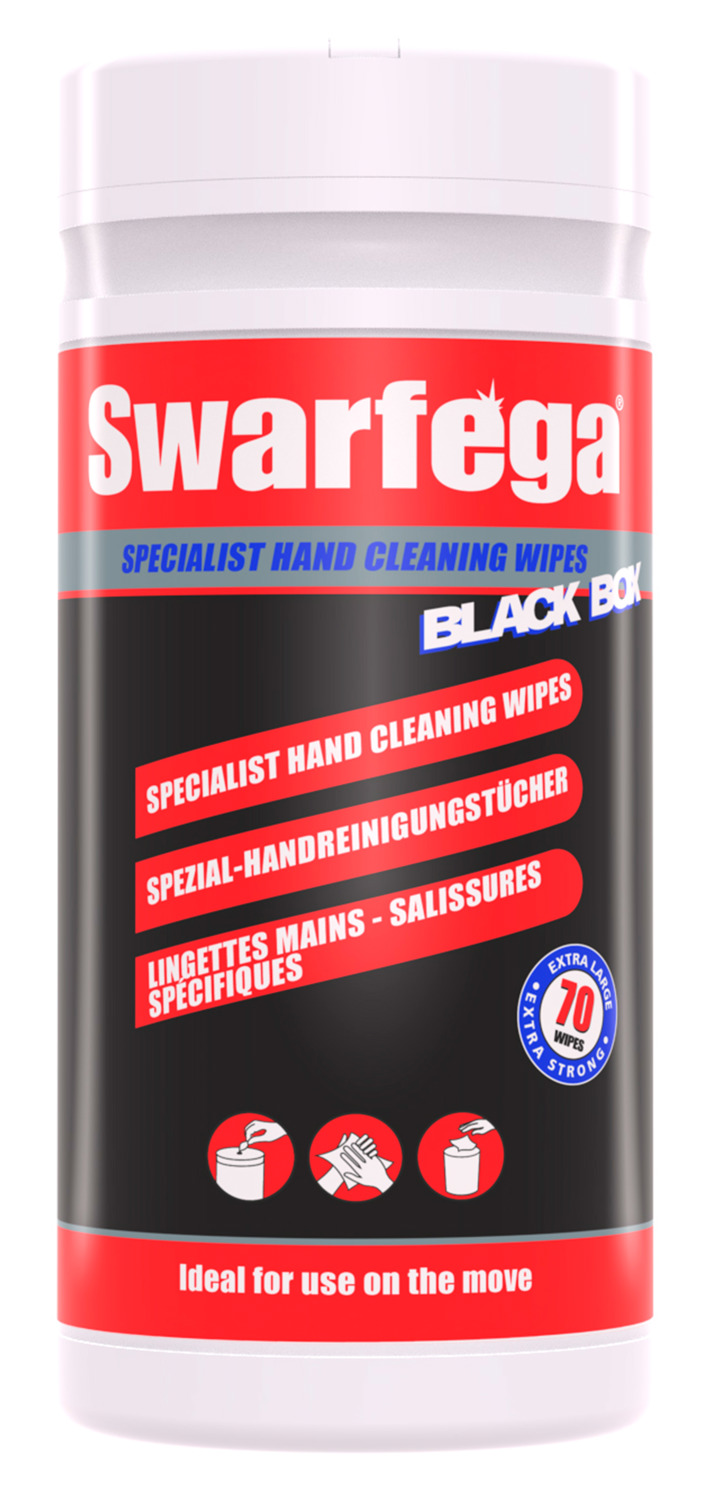 Swarfega Black Box håndrens Servietter